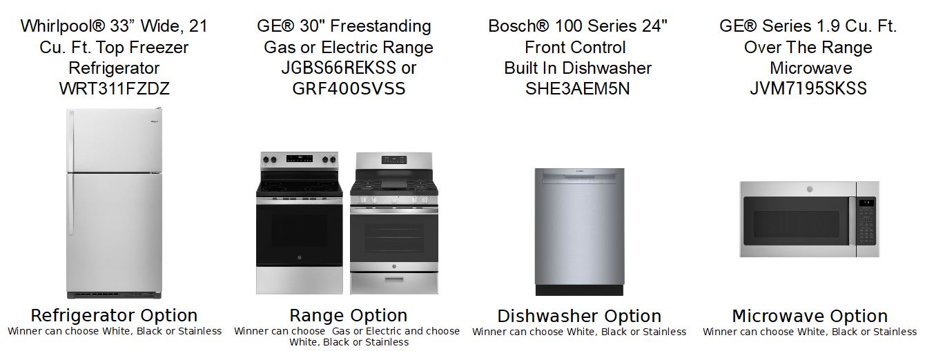 myers appliance options