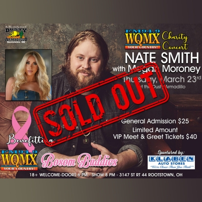 WQMX Charity Concert: Nate Smith with Megan Moroney