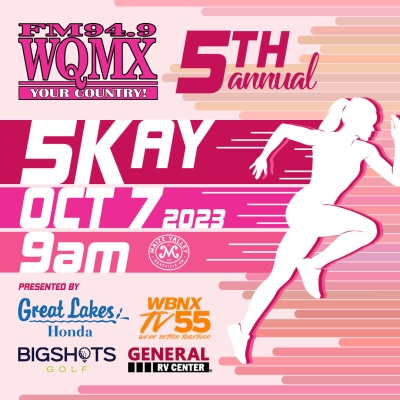 Register NOW for the WQMX 5Kay!