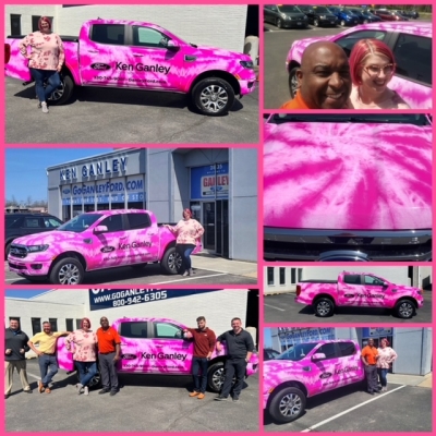 Meet the Pink Tie Dye Truck!!!!
