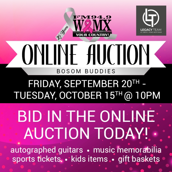 WQMX Bosom Buddies: Online Auction