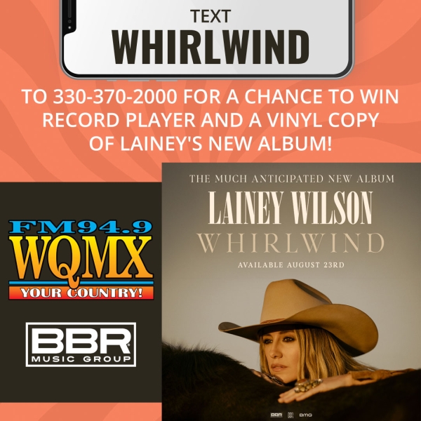 Lainey Wilson Whirlwind Text Contest