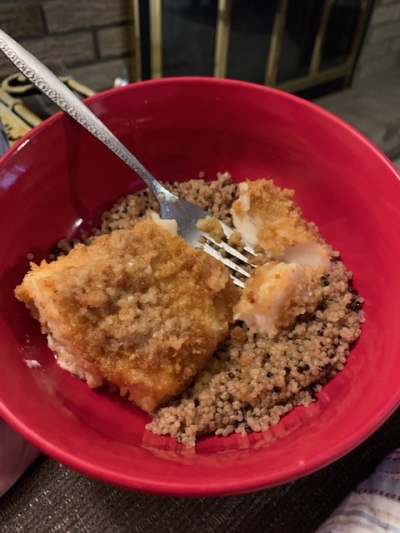 Sarah Kay Cooks: Cod with Quinoa