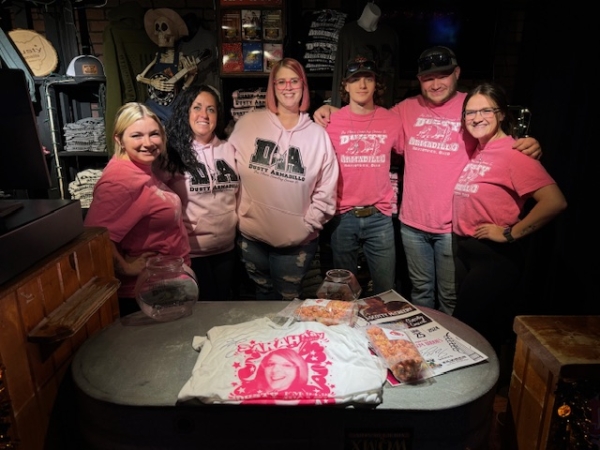 Pink Merch at the Dusty!