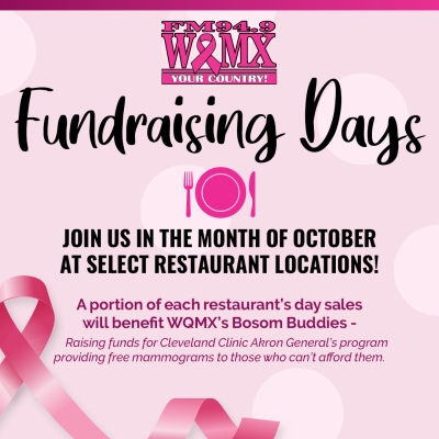 WQMX Fundraising Days for Bosom Buddies 2024