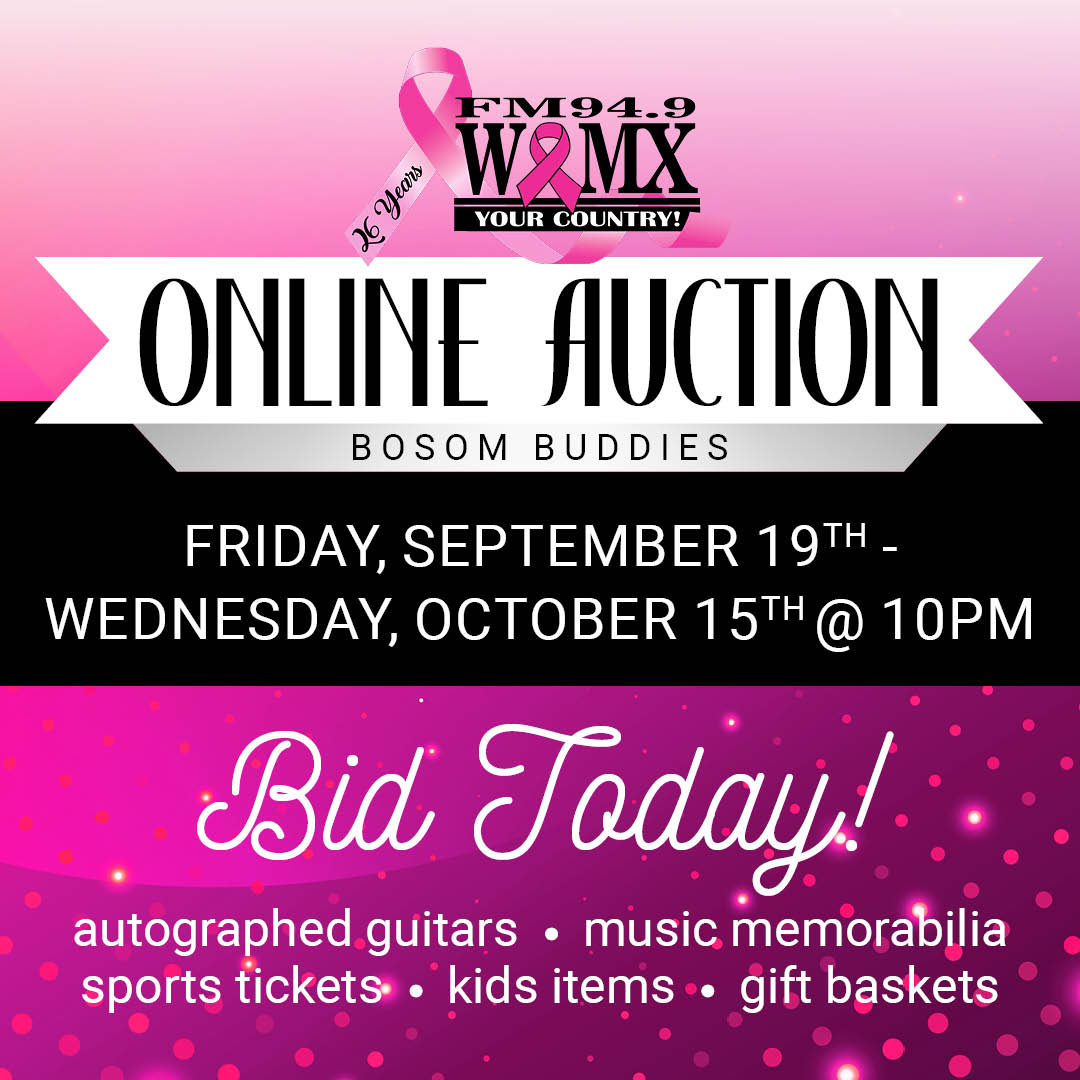 WQMX Bosom Buddies: Online Auction