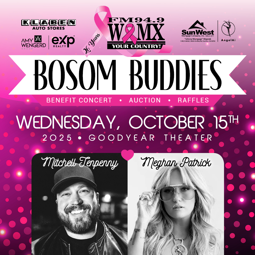WQMX Bosom Buddies 2025