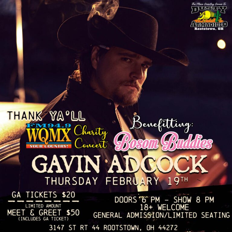 Wqmx charityShow gavinAdock