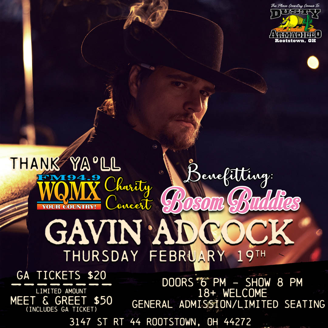 Wqmx charityShow gavinAdock